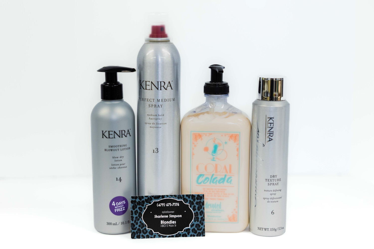 Lot 14 - Hair Care Lot (Dry Texture Spray, Coral Colada, Blowout Lotion, Hairspray)